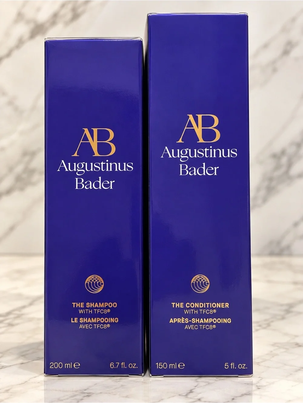 NEW Augustinus Bader Shampoo + Conditioner Set with TFC8® – Full Size